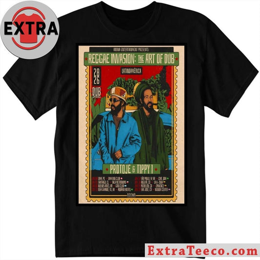 Protoje And Tippy I Latam 2026 Tour Poster Shirt