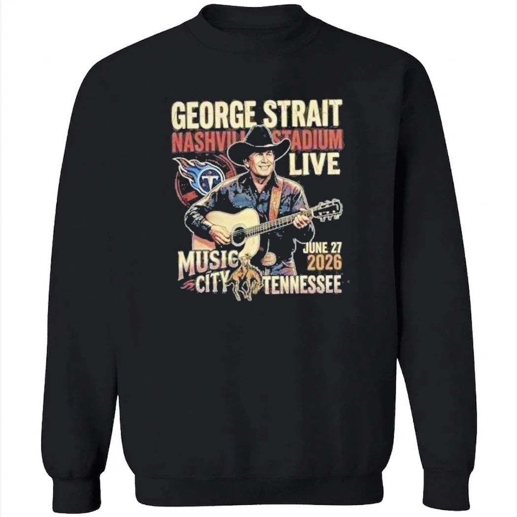George Strait Nashville Stadium Live Concert At Tennessee On June 27 2026 Vintage Bootleg Tennessee Titans NFL Shirt