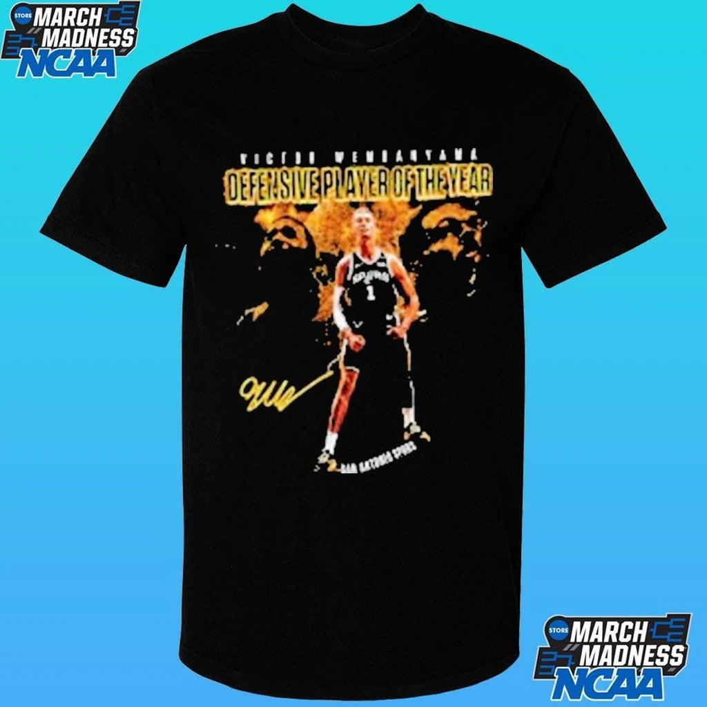 Victor Wembanyama Nba Defensive Player Of The Year Signature Shirt