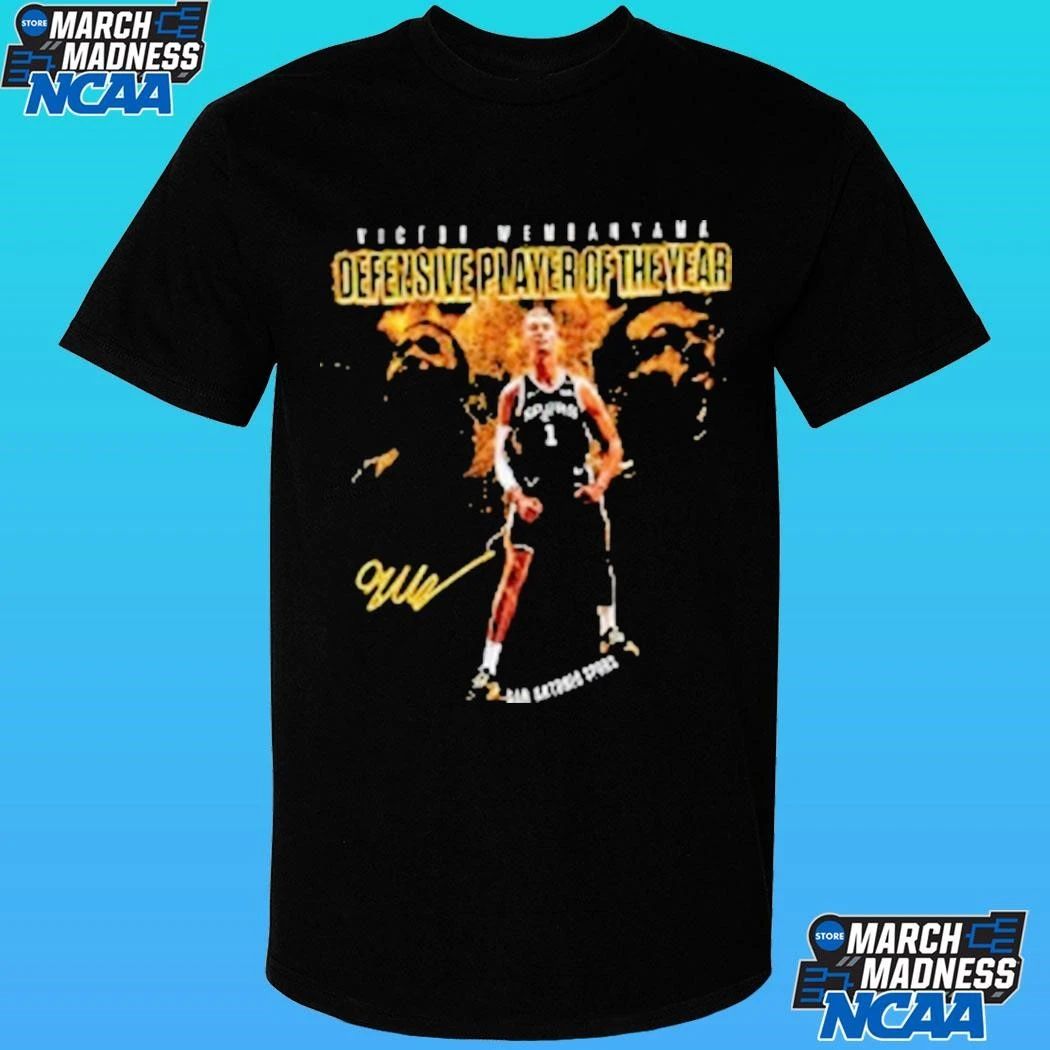 Victor Wembanyama Nba Defensive Player Of The Year Signature Shirt