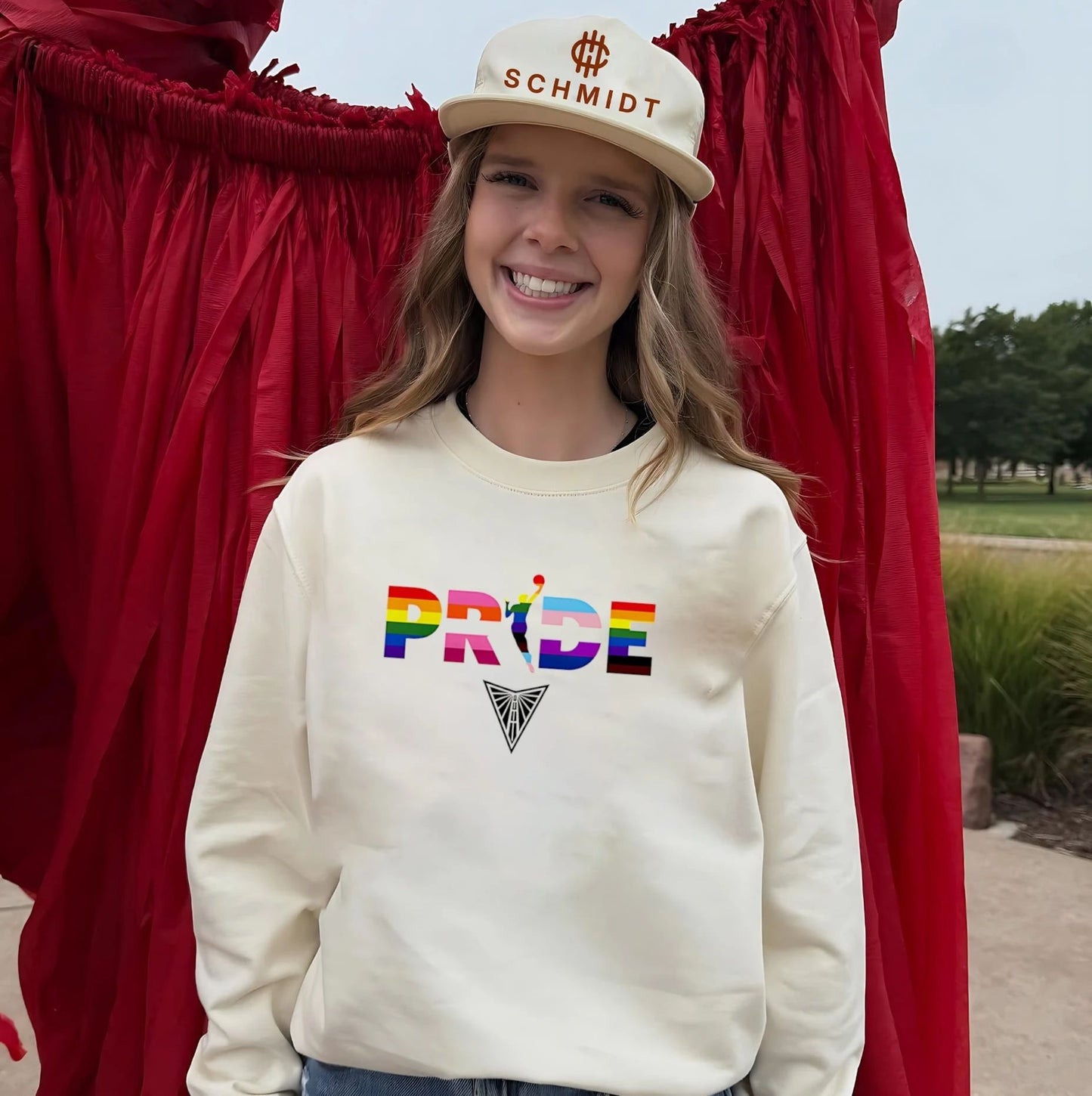 Angel City FC 2025 pride stripes illustration shirt