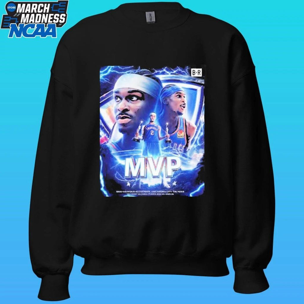 Shai Gilgeous Alexander Sga Oklahoma City Thunder 2026 Nba Back To Back Mvp Shirt