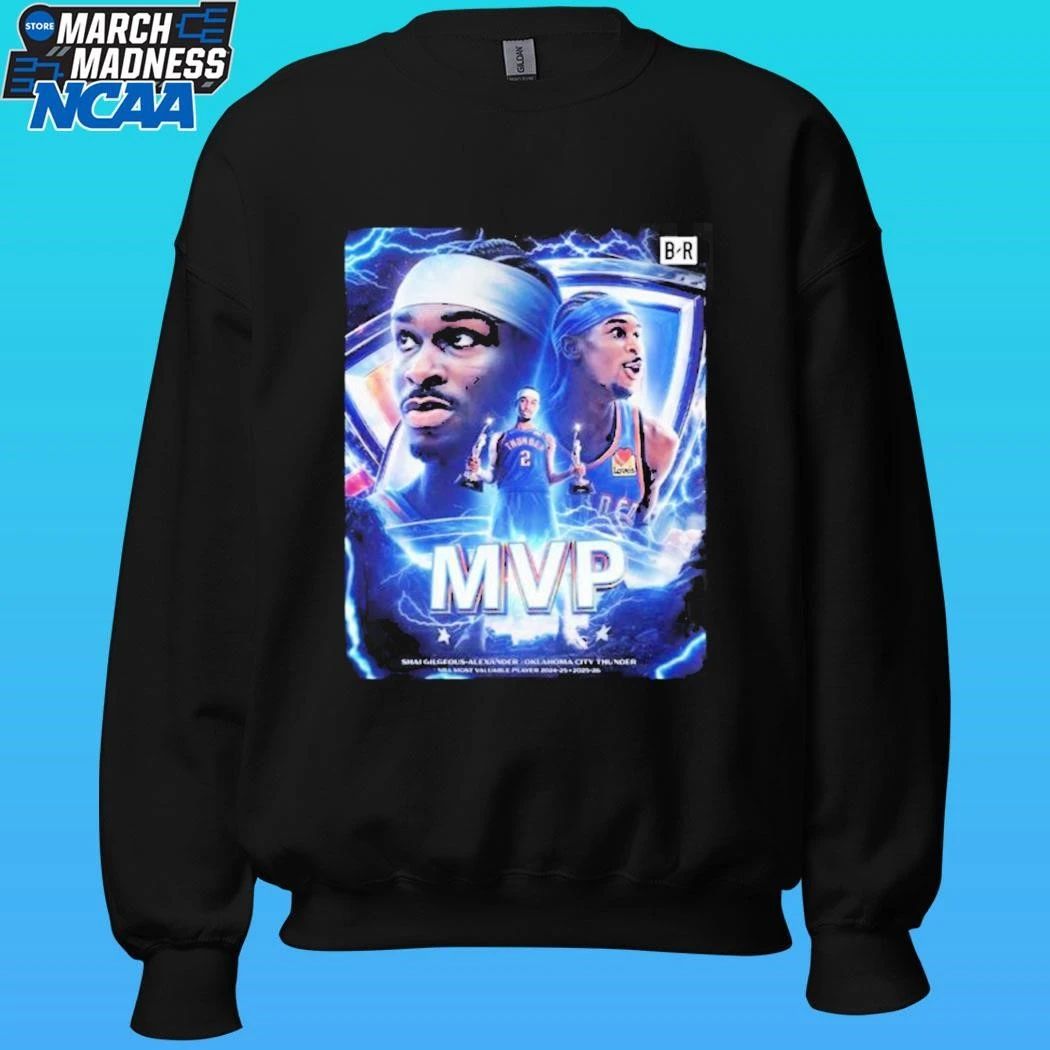 Shai Gilgeous Alexander Sga Oklahoma City Thunder 2026 Nba Back To Back Mvp Shirt