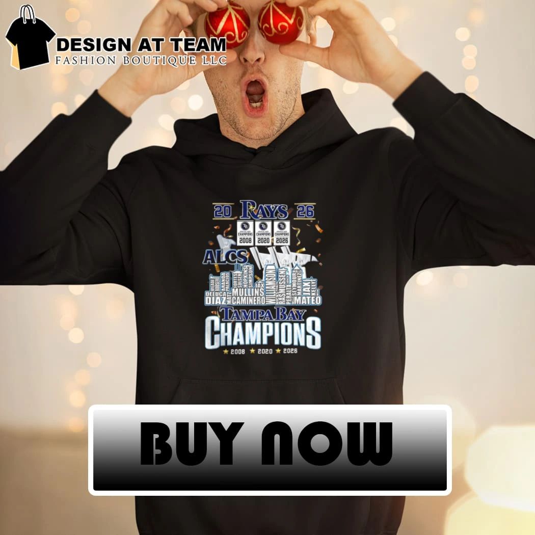 Tampa Bay Rays 3x ALCS Champions 2026 shirt