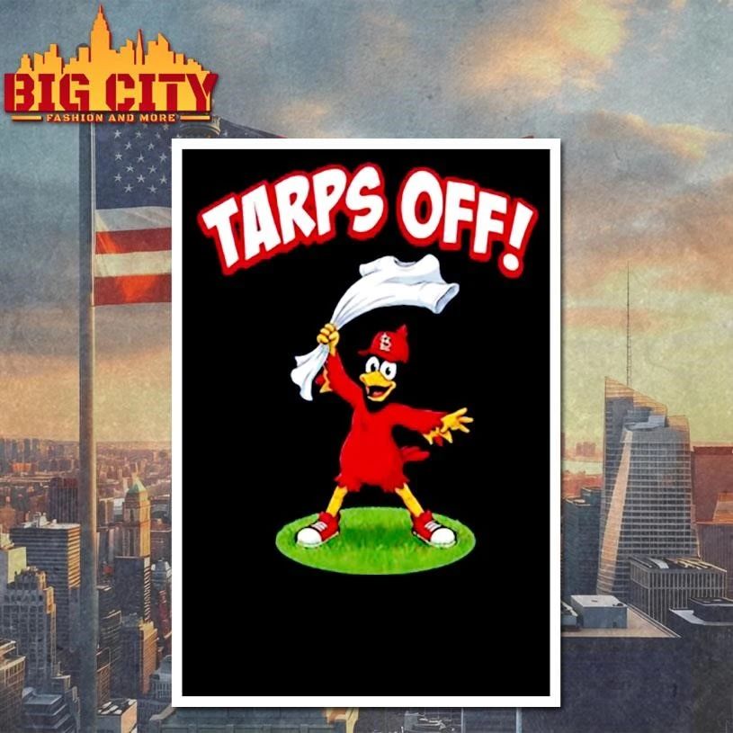 Fredbird St. Louis Cardinals Tarps Off! Mascot Shirt