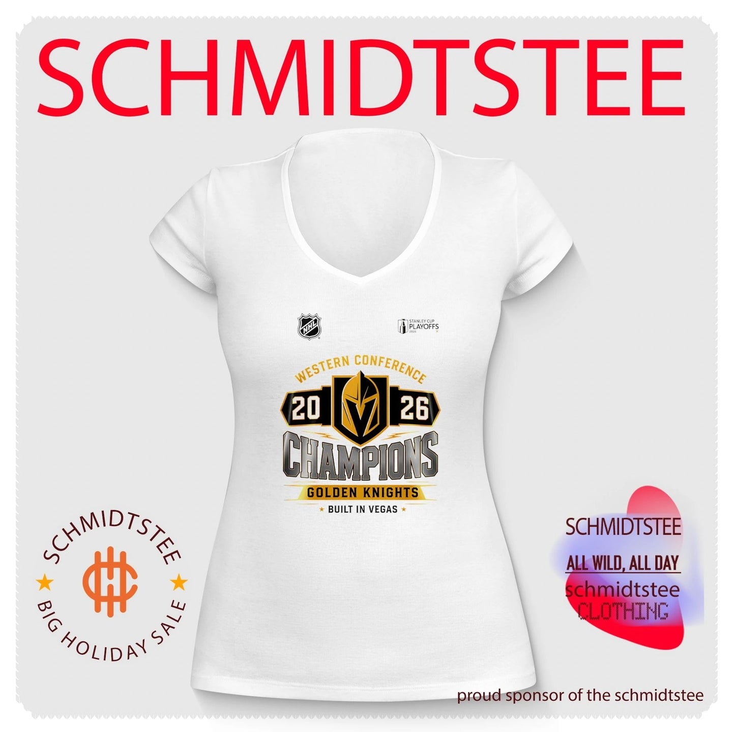 Western Conference Champions 2026 Vegas Golden Knights logo shirt