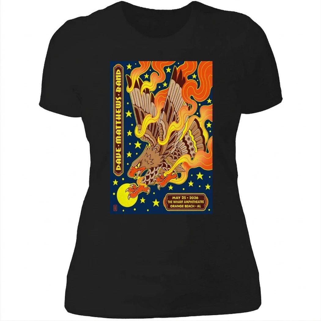 Dave Matthews Band The Wharf Amphitheater in Orange Beach, AL May 25 2026 Poster Shirt