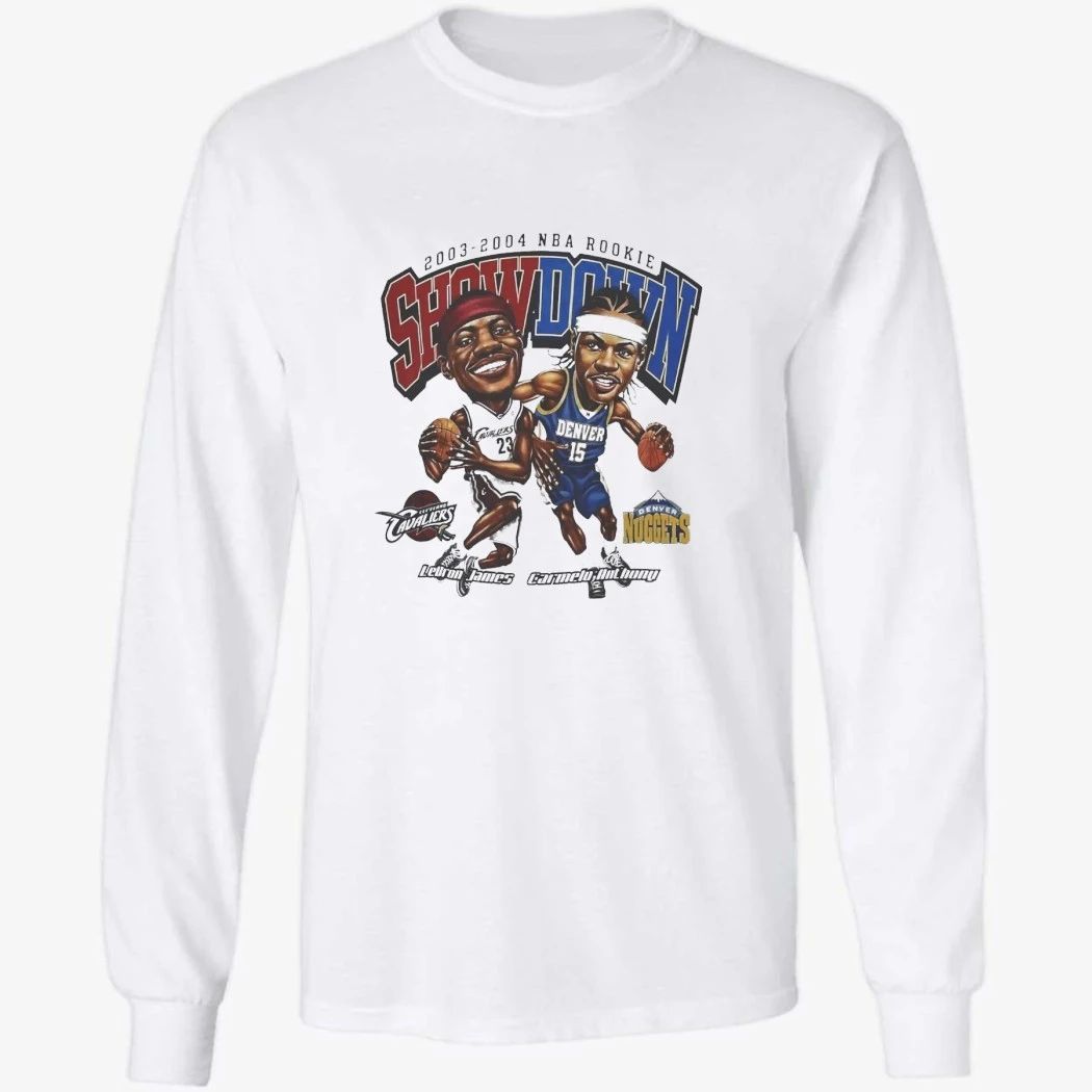 LeBron James Carmelo Anthony Rookie Showdown Shirt