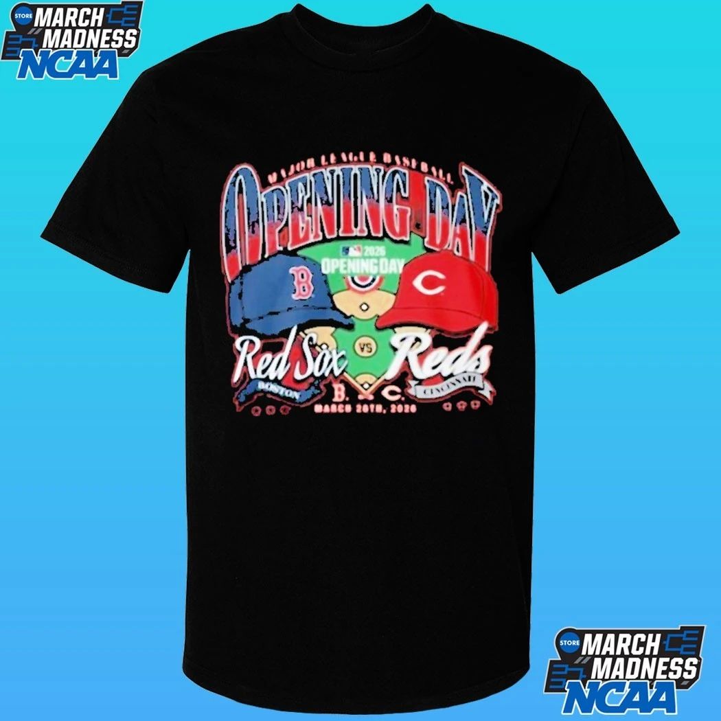 Major League Baseball 2026 Opening Day Red Sox Vs Reds Shirt