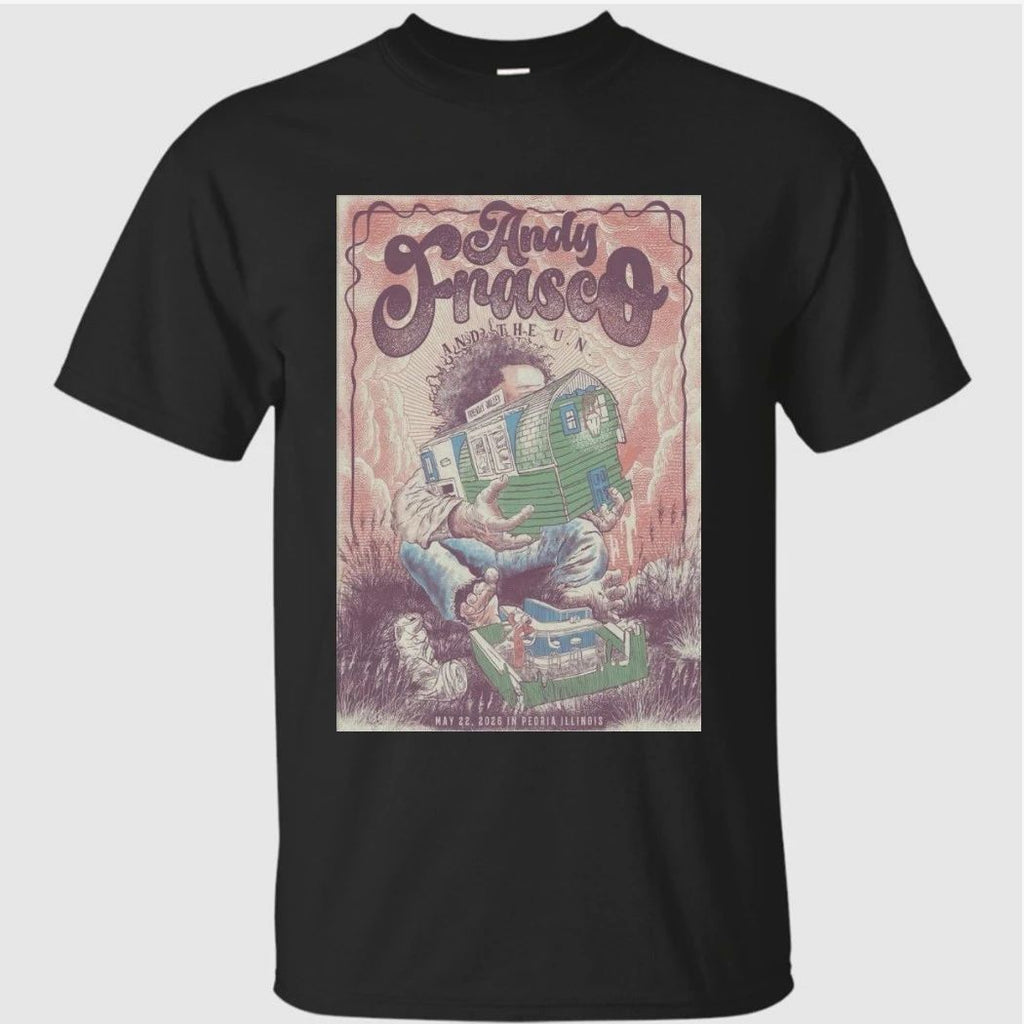Andy Frasco and The U.N. Concert Tour in Peoria, Illinois 05.22.2026 Poster Shirt
