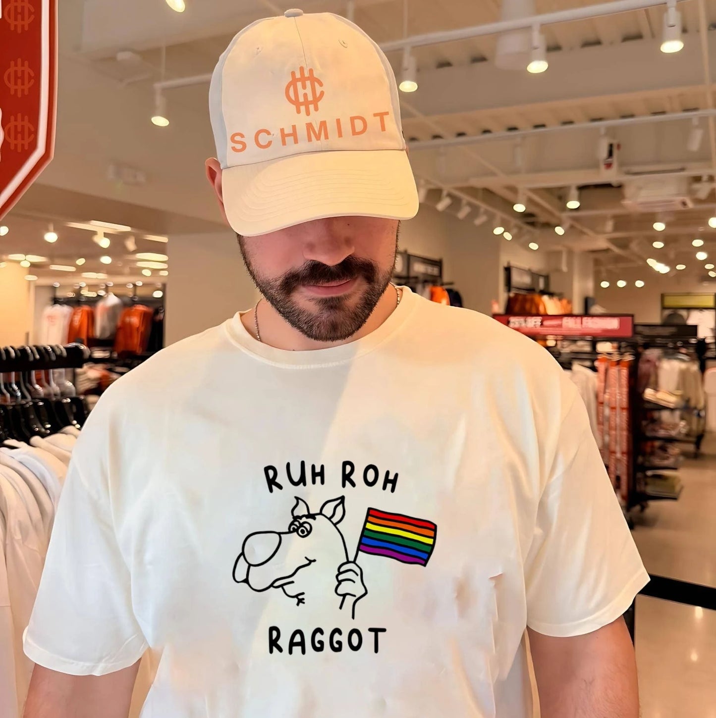 Ruh Roh Raggot Pride rainbow flag shirt
