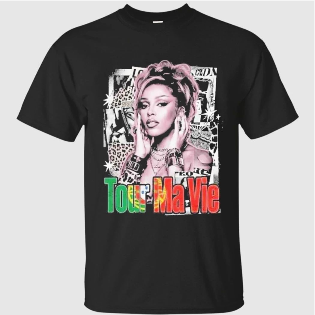 Doja Cat Tour Ma Vie World Tour June 2 2026 MEO Arena Lisbon Portugal Merch Vintage Bootleg Shirt