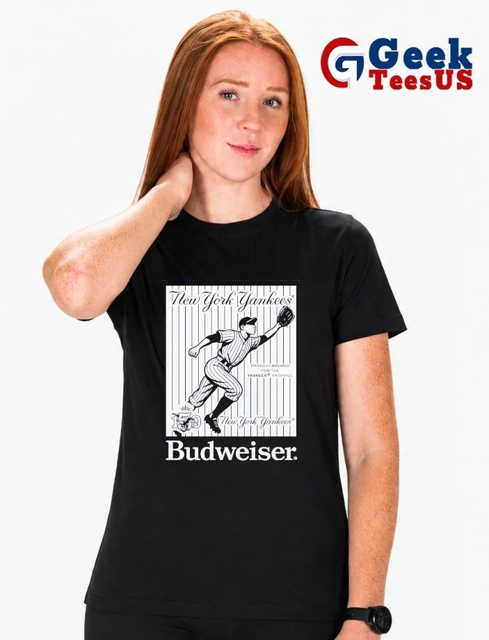 New York Yankees baseball 150 Years Budweiser shirt