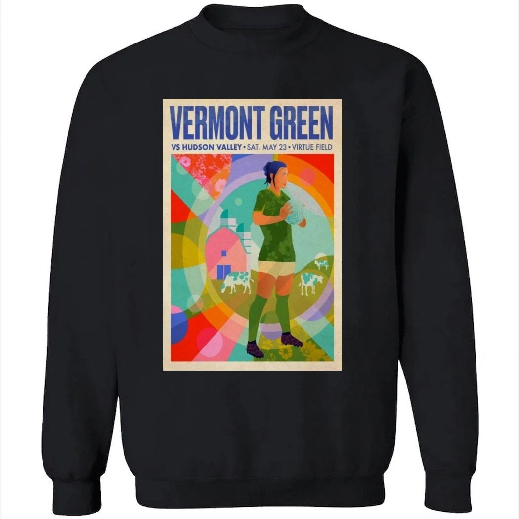Vermont Green FC vs Hudson Valley Poster Virtue Field May 23 2026 Shirt