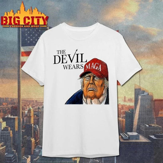 Trump The Devil Wears MAGA Shirt