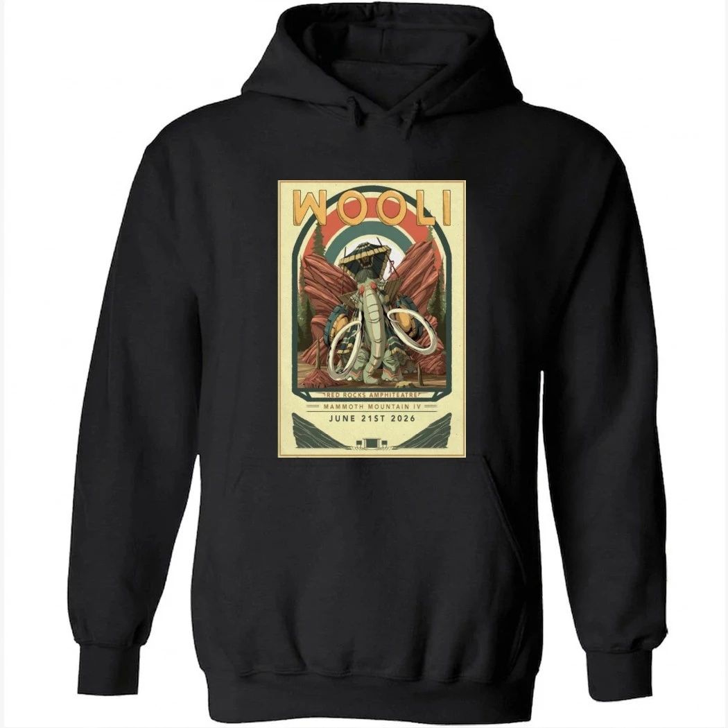 Wooli 6-21-2026 Red Rocks In Morrison CO Poster Shirt