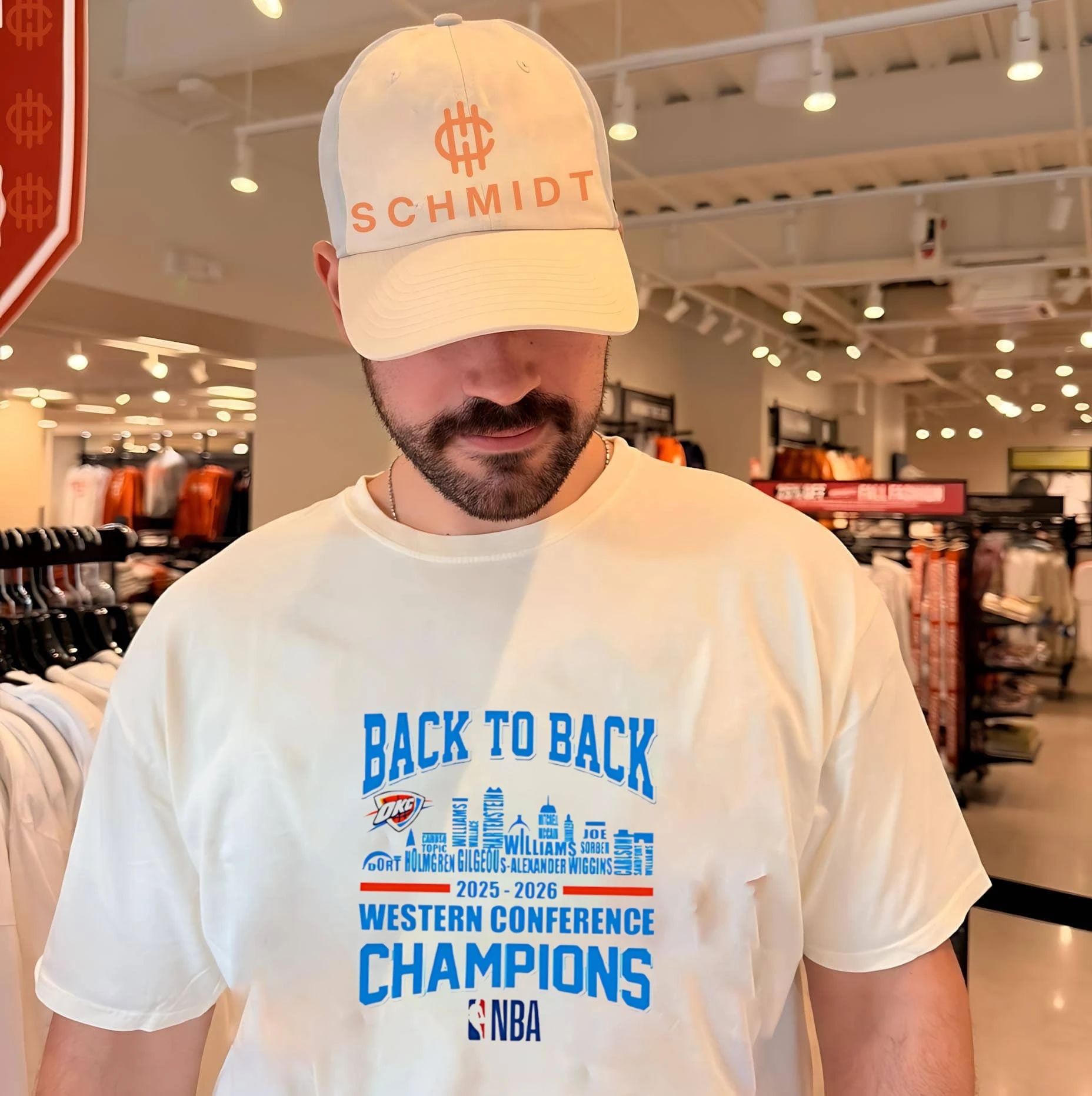 Oklahoma City Thunder West Conference Champions back to back 2026 shirt