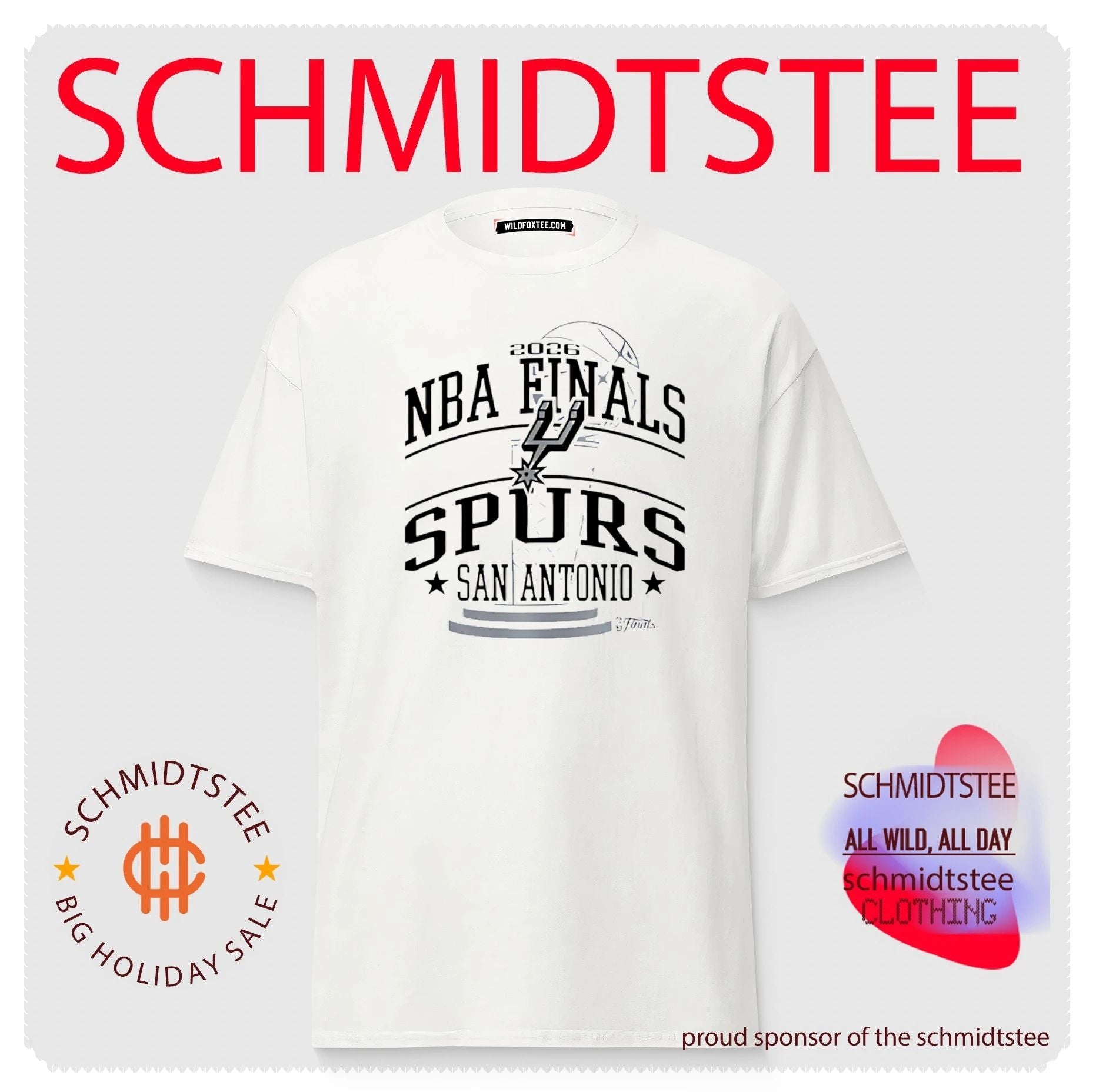 San Antonio Spurs 2026 NBA Finals basketball championship celebration shirt