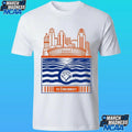 Fc Cincinnati Stadium With River And Flag Shirt