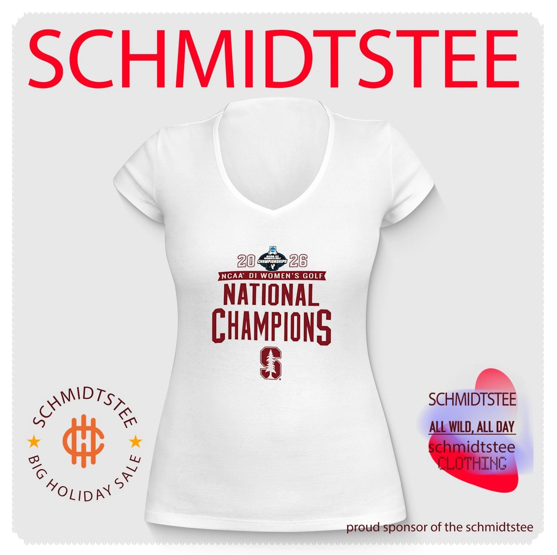 Stanford Cardinal 2026 NCAA Women’s Golf National Champions shirt