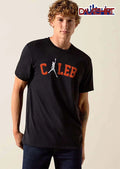 Virginia Tech Joel Caleb silhouette jumping basketball player logo shirt