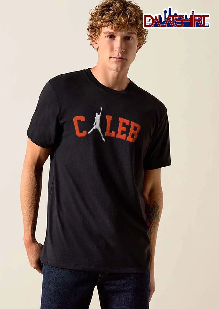 Virginia Tech Joel Caleb silhouette jumping basketball player logo shirt