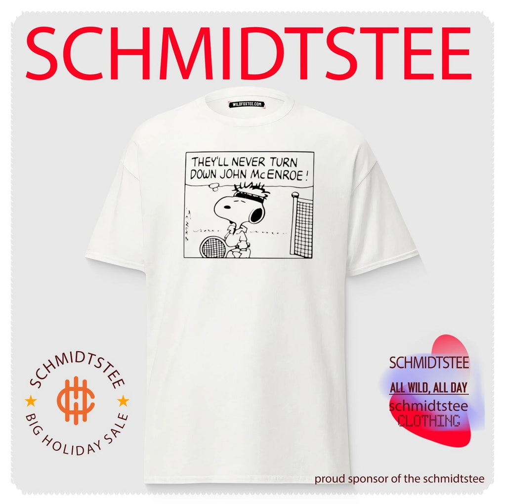 They’ll Never Turn Down John McEnroe Snoppy shirt