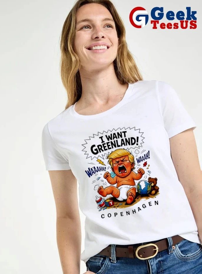 Donald Trump I Want Greenland Copenhagen Baby shirt