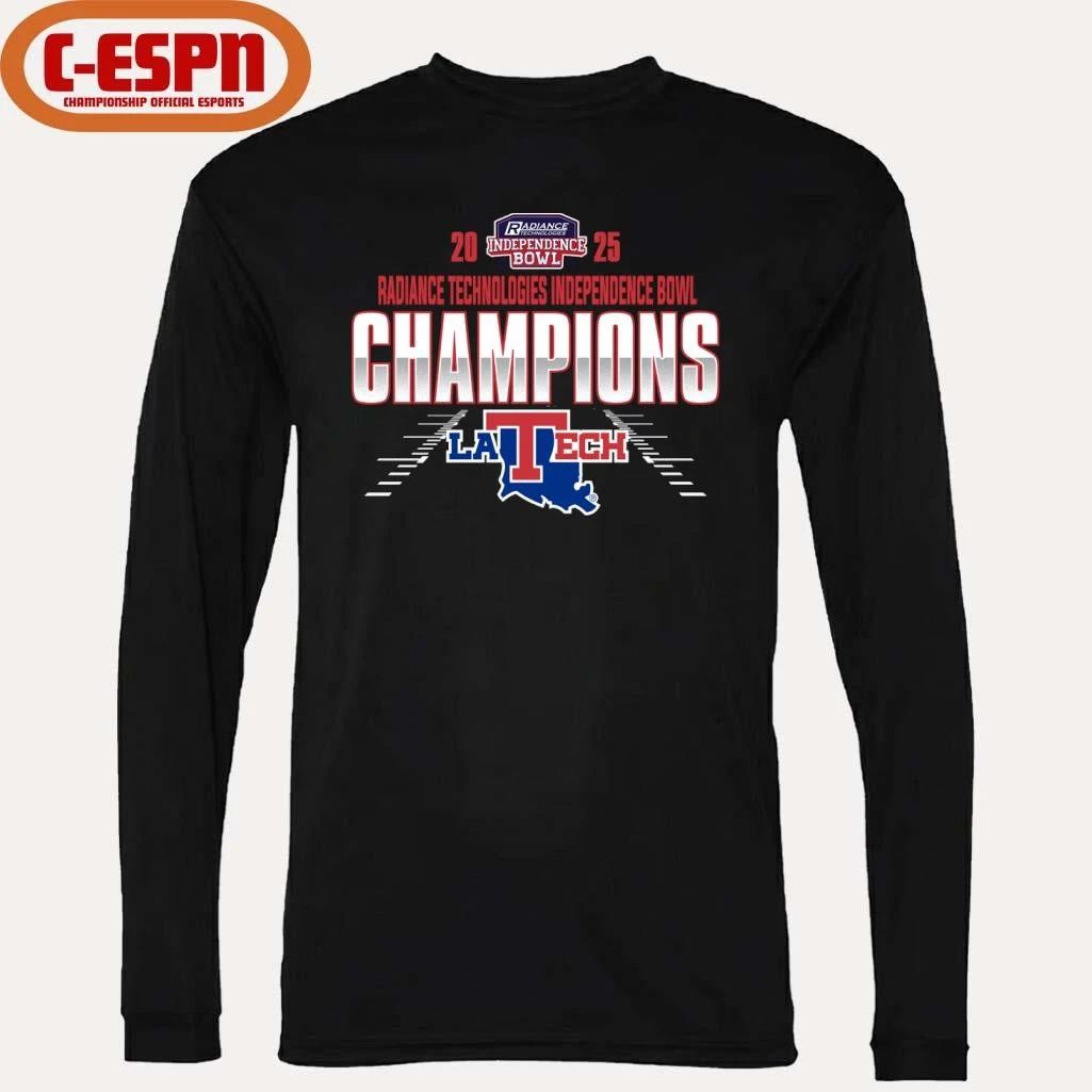 Louisiana Tech Bulldogs Radiance Technologies Independence Bowl Champions T-Shirt