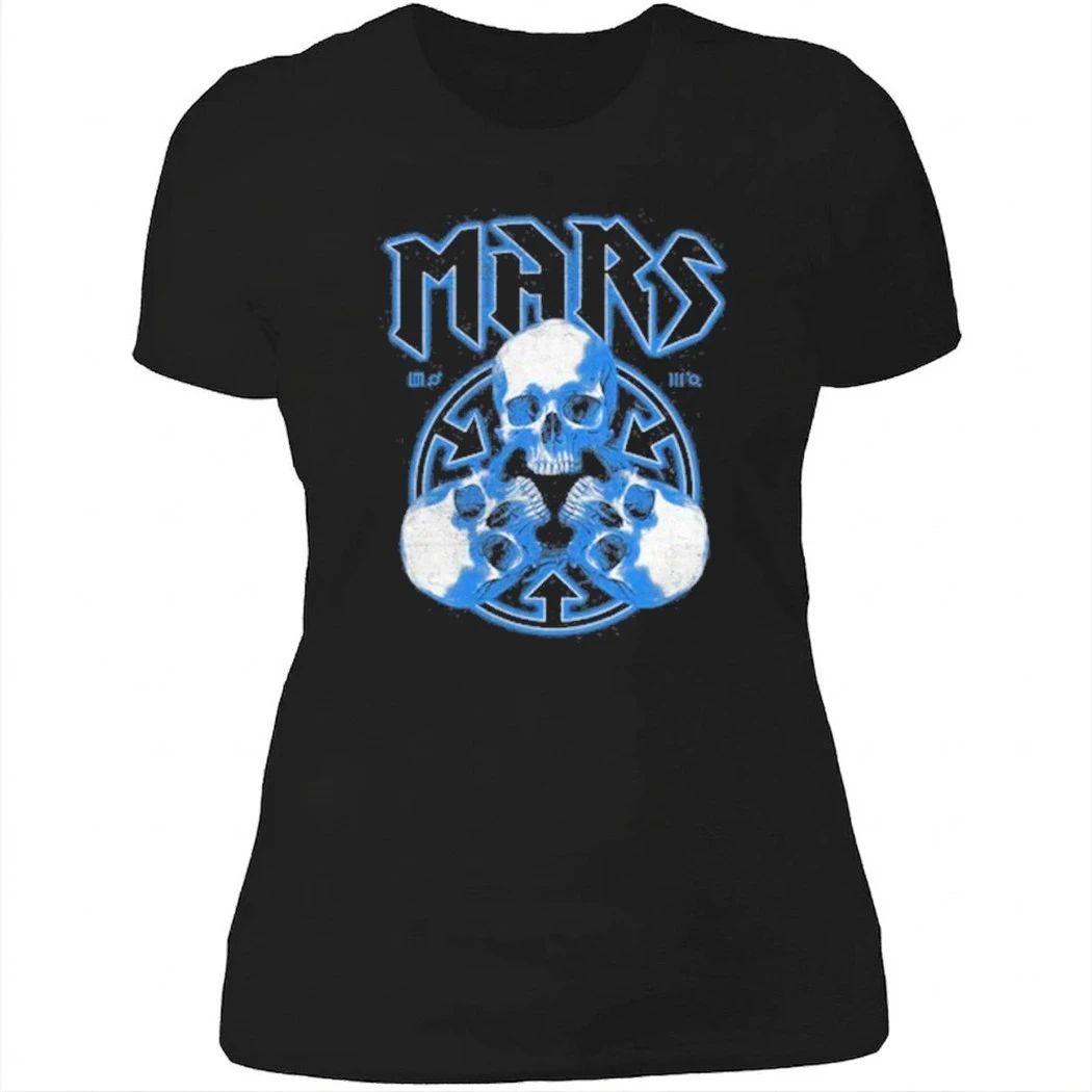 Thirty Seconds To Mars European Tour 2027 Blue Skulls Shirt