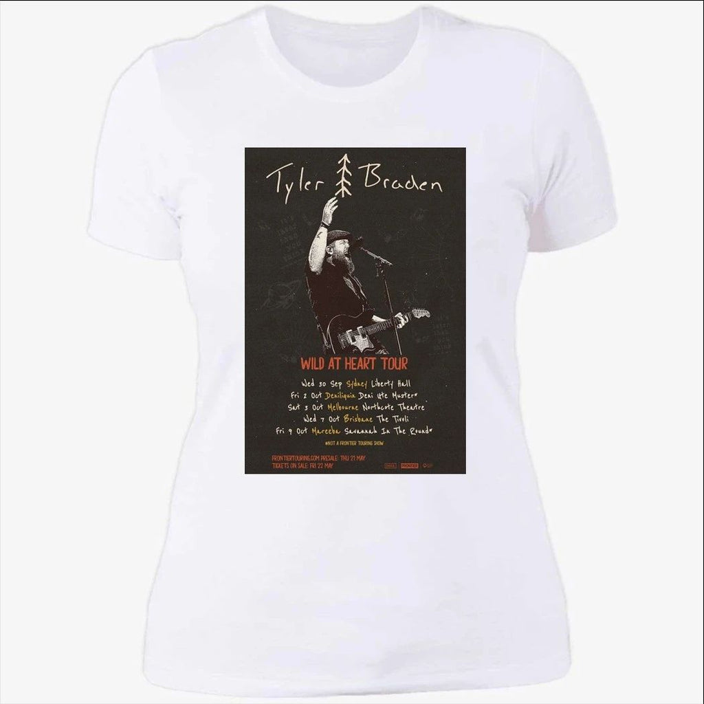 Tyler Braden Tour 2026 Australia Poster Shirt