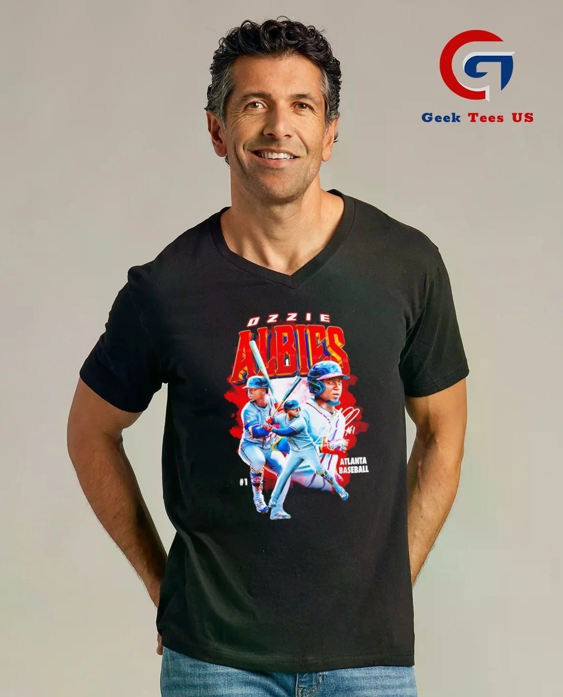Ozzie Albies Atlanta Braves baseball 2026 signature shirt