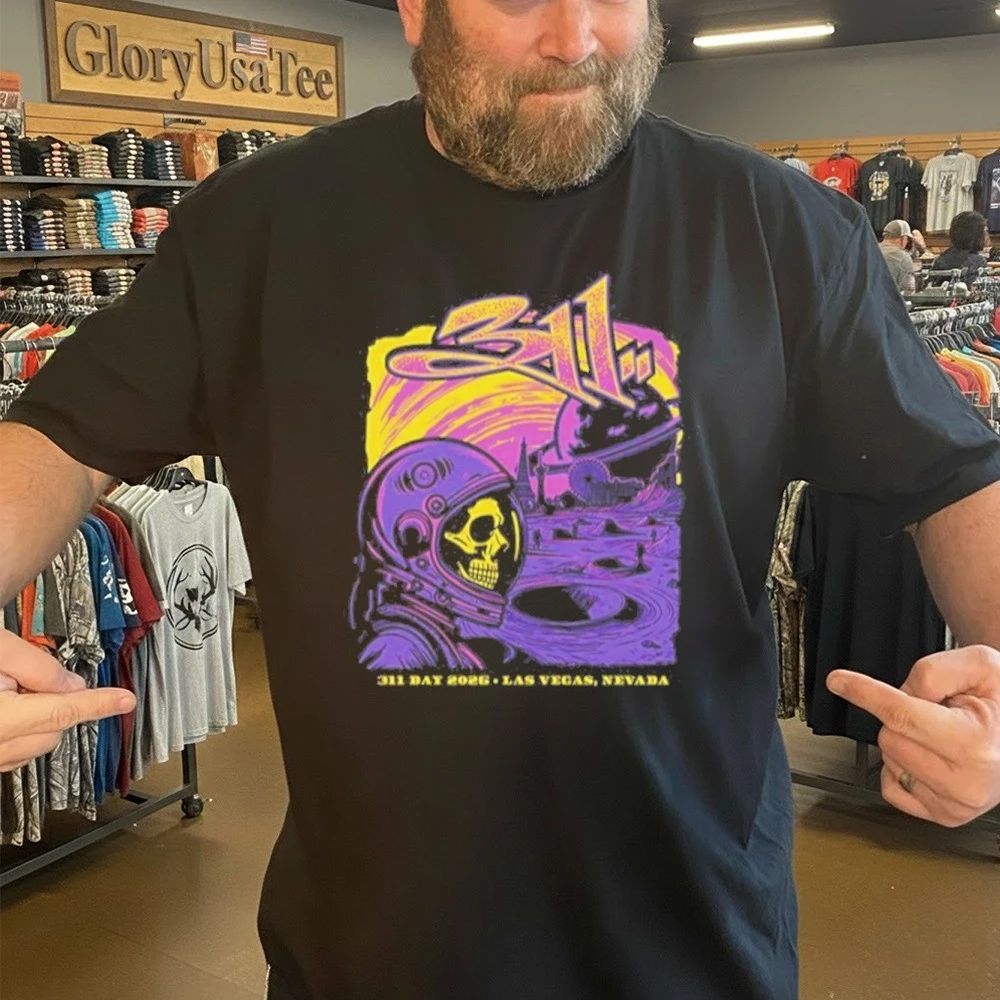 311 Astronaut Skull T-Shirt