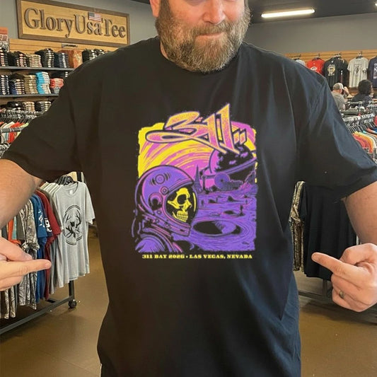 311 Astronaut Skull T-Shirt