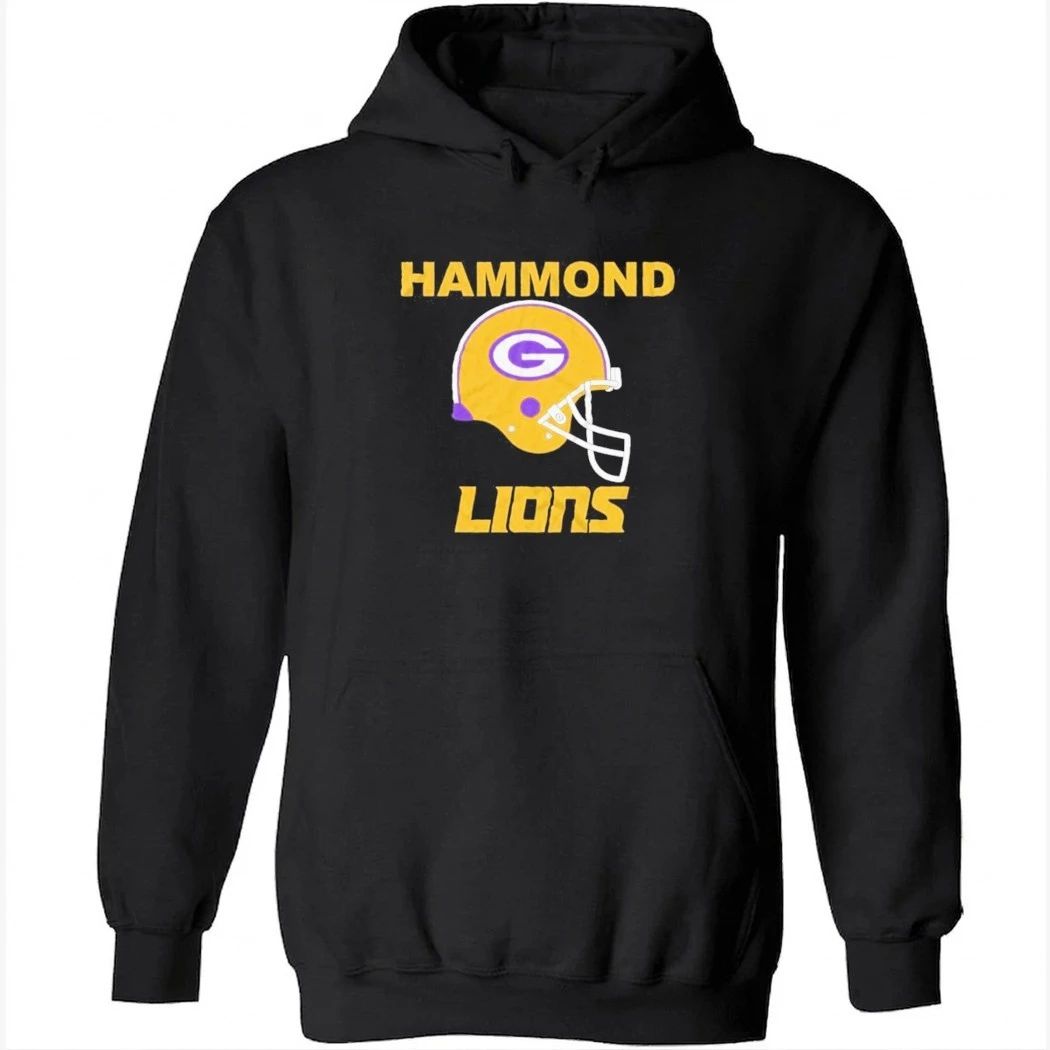 Hammond Lions Football Helmet Team Spirit Shirt