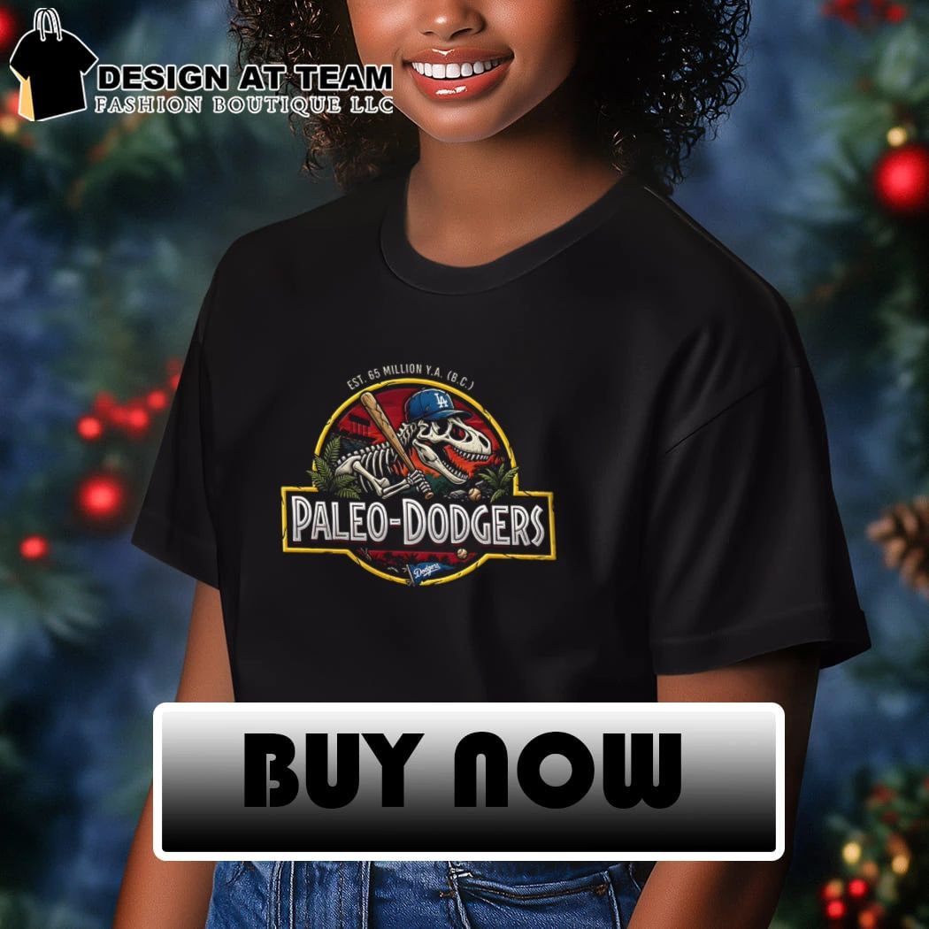 Dodgersaurs Paleo-Dodgers Los Angeles Dodgers Dinosaur Baseball shirt