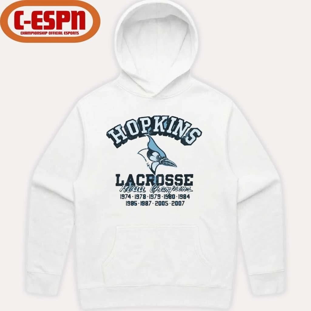 Johns Hopkins Bluejays Vintage Lacrosse Champions Shirt