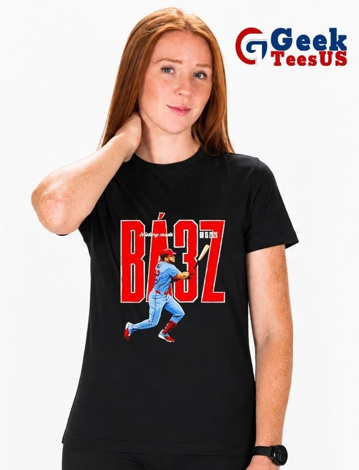 History Made Joshua Báez 2026 St. Louis Cardinals Baseball Player Swinging shirt