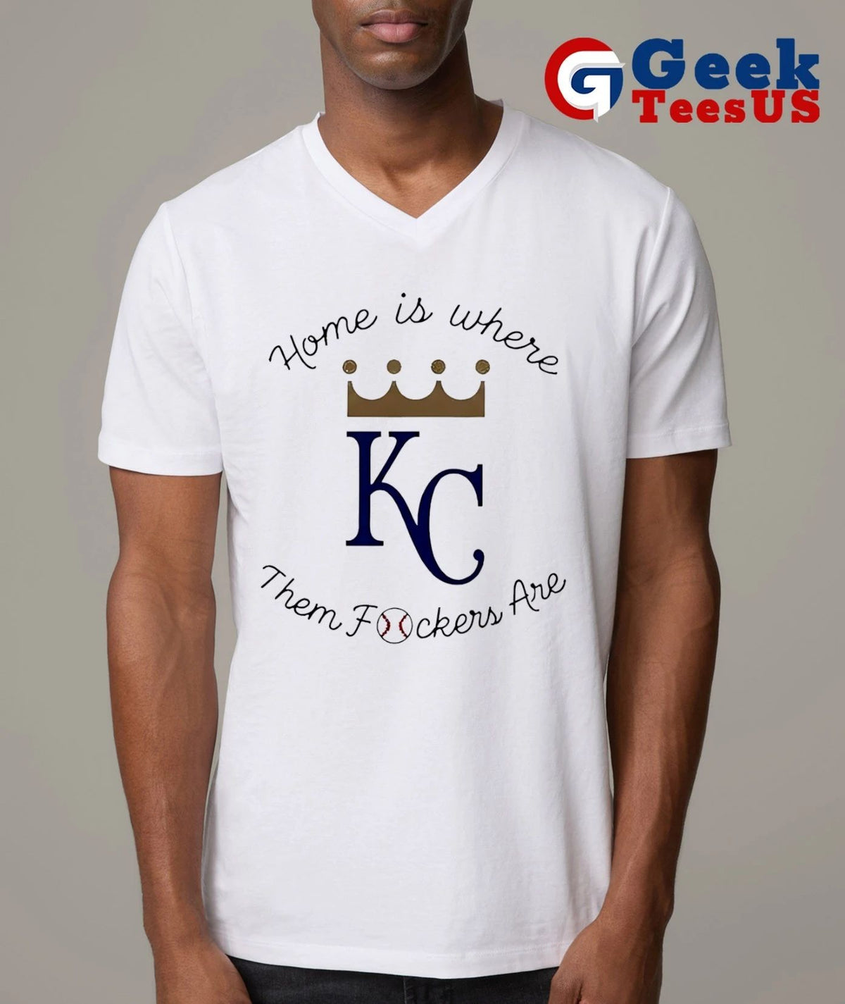 Kansas City Royals baseball home is where them fckers are shirt