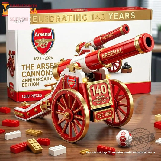 Arsenal FC 140th Anniversary Cannon Model Building Block Set