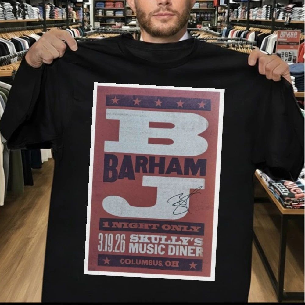 BJ Barham Columbus Skully’s Music Diner 03.19.2026 Poster Shirt