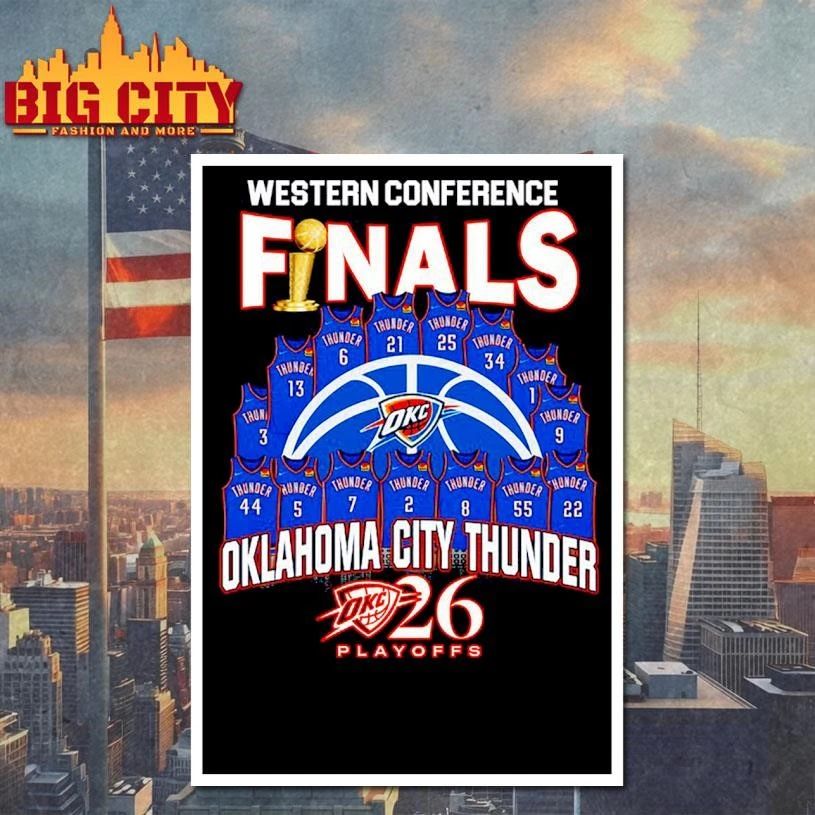 Oklahoma City Thunder Western Conference Finals Shirt