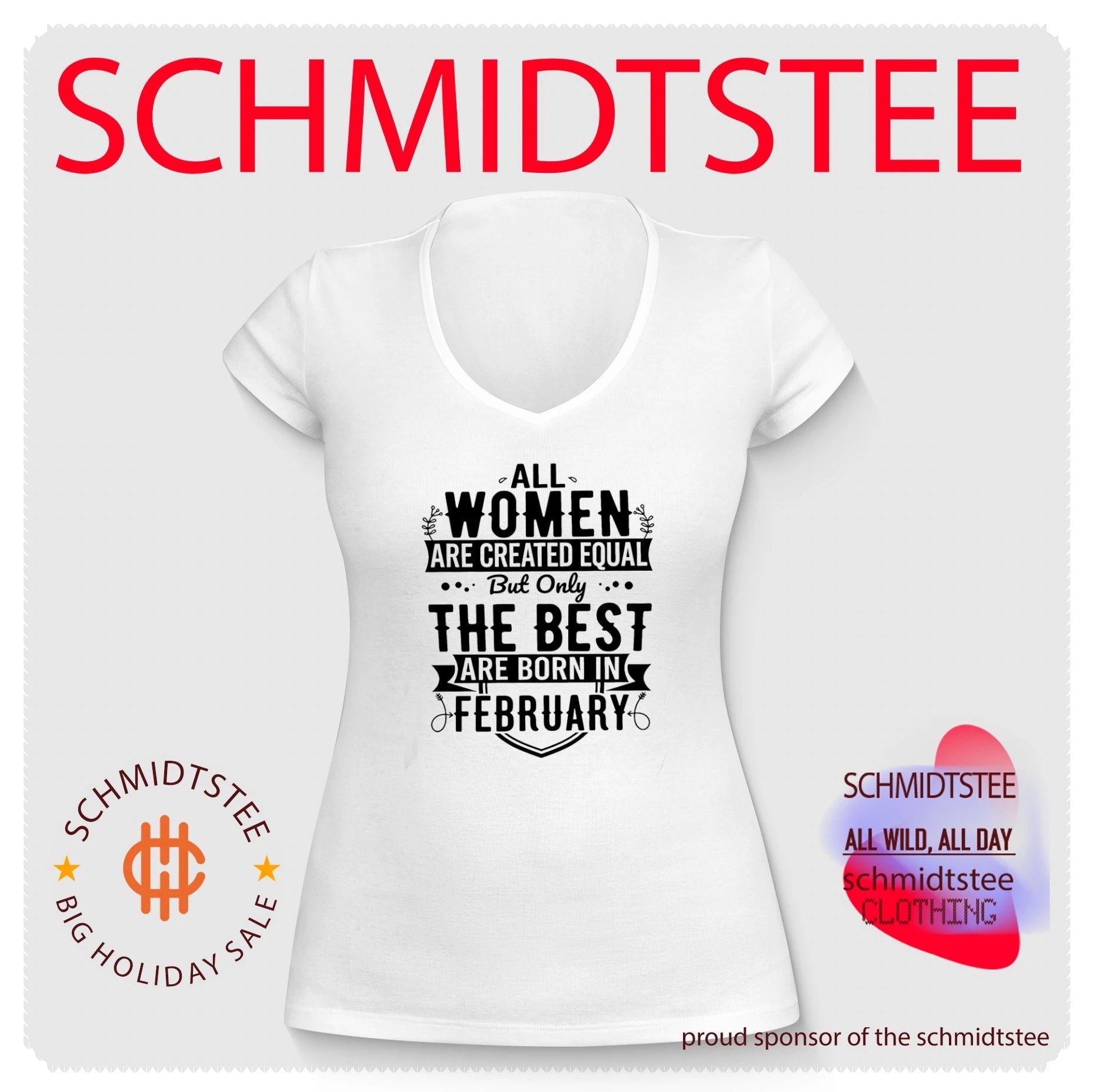 All women are created equal but only the best are born in february shirt