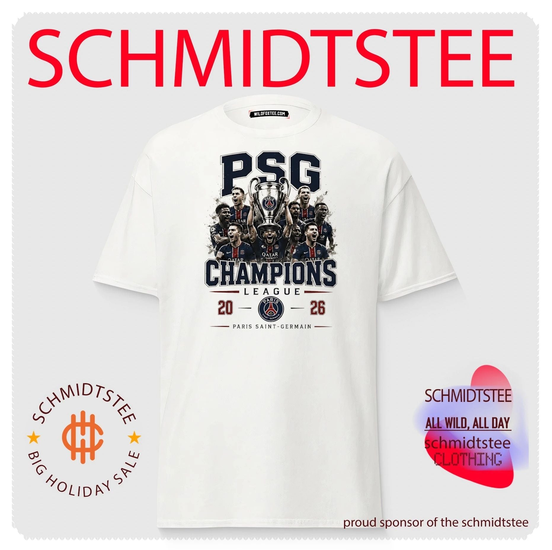PSG Champions League Winners 2026 shirt