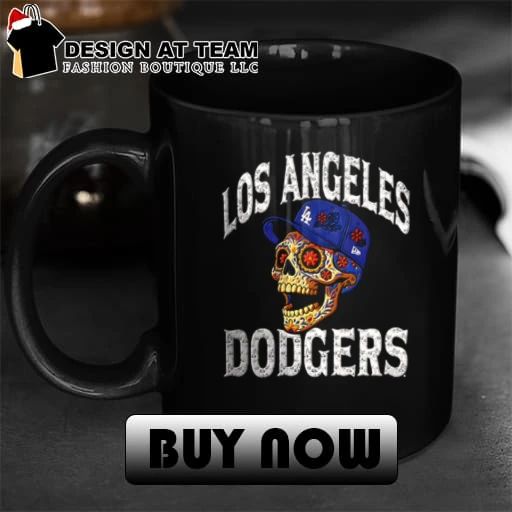 Los Angeles Dodgers Sugar Skull Floral Cap shirt