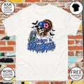 Los Angeles Dodgers Halloween skeleton baseball girl shirt