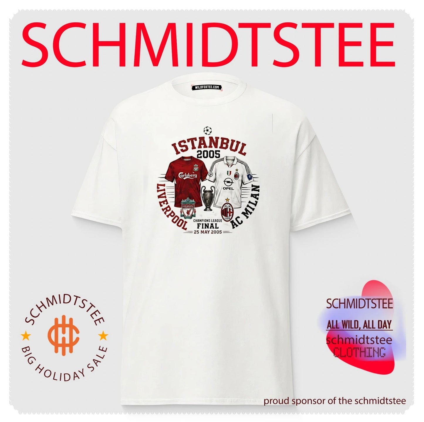 Istanbul 2005 Liverpool vs AC Milan Champions League final 25 May 2005 graphic shirt