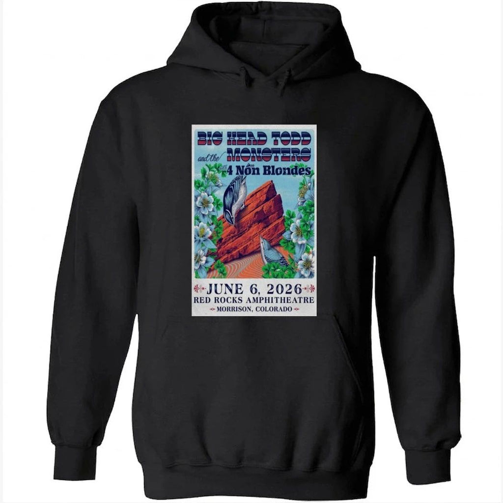 Big Head Todd and the Monsters Poster 2026 Event Red Rocks Shirt