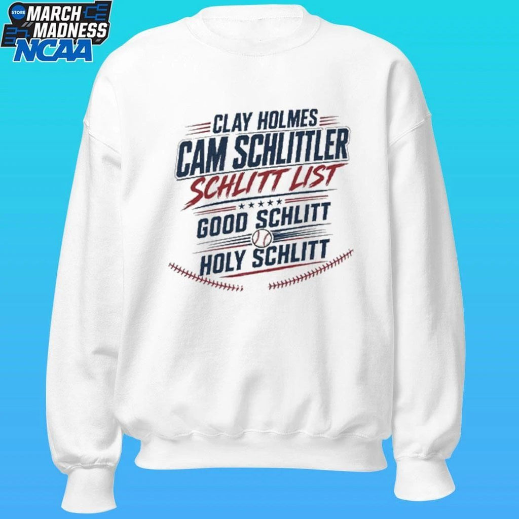 Clay Holmes Cam Schlittler Schlitt List Good Schlitt Holy Schlitt Shirt