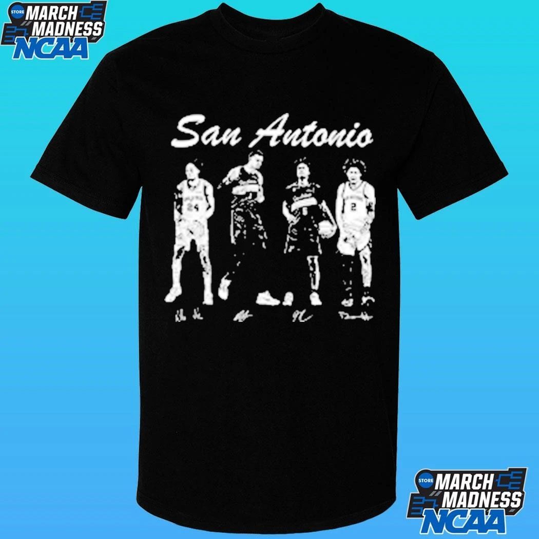 San Antonio Spurs Wembanyama Harper Castle Vassell Shirt